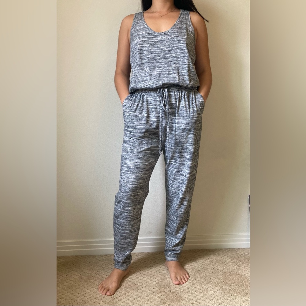 Gray jumpsuit